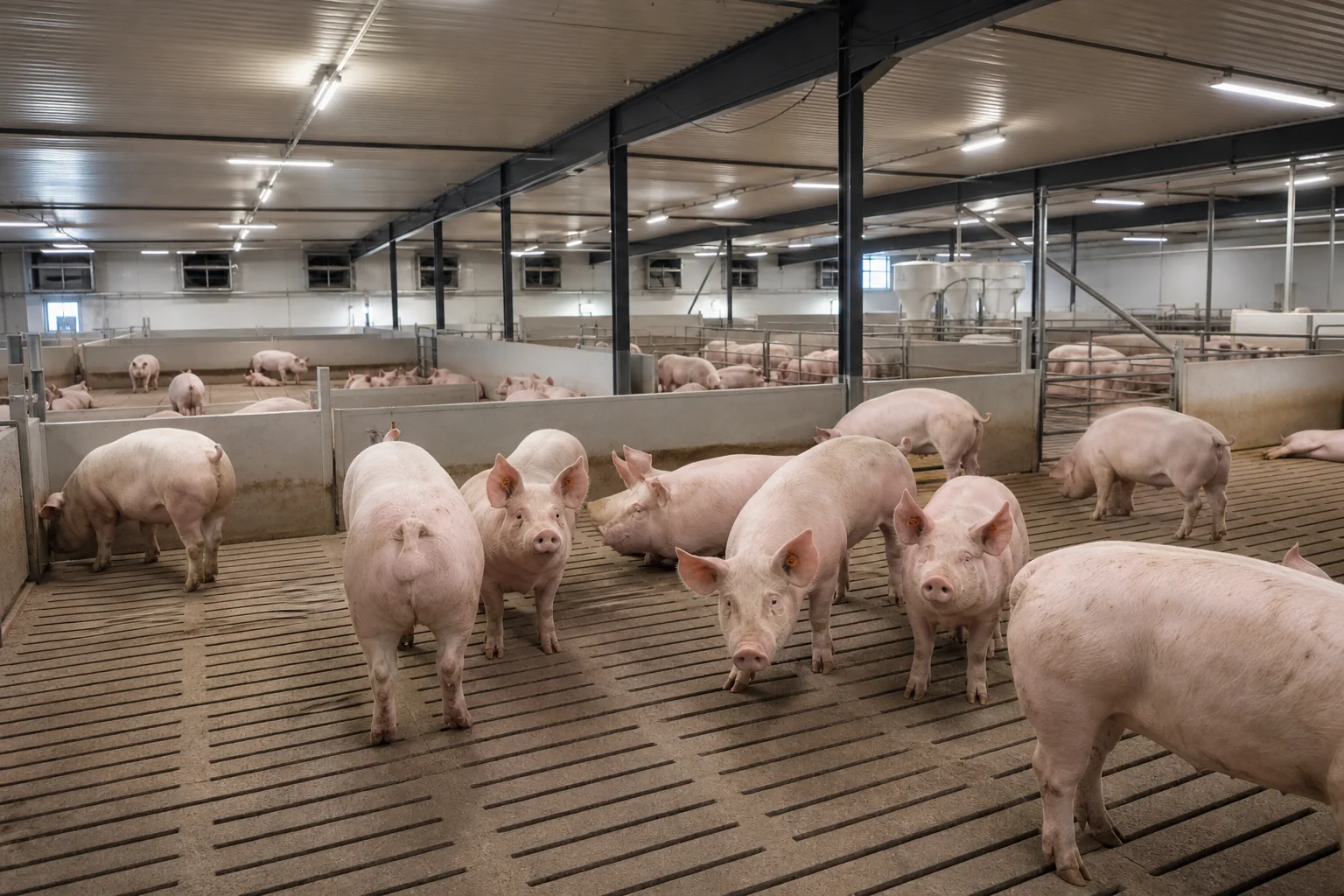 Licht im Schweinestall Anwendung 1